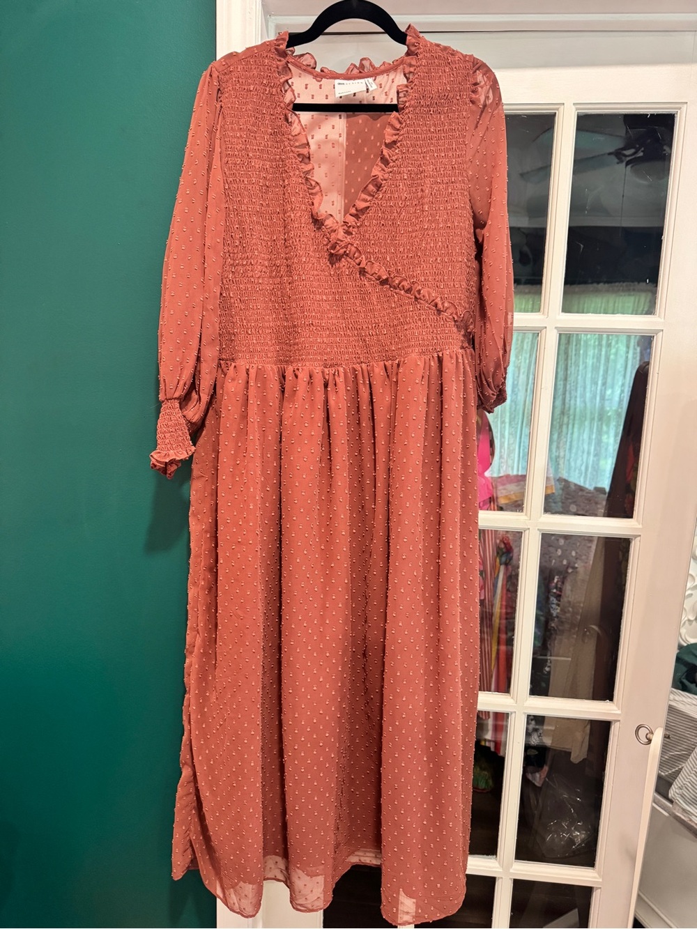 ASOS CURVE DOT MAXI - LIKE NEW
